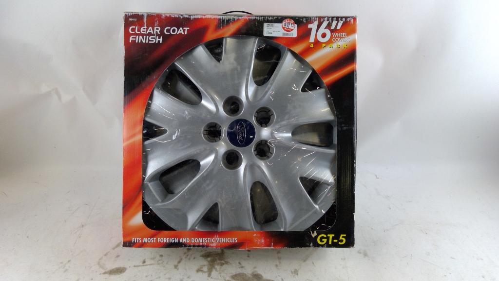 Ford 16" Clear Finish Coat Wheel Covers