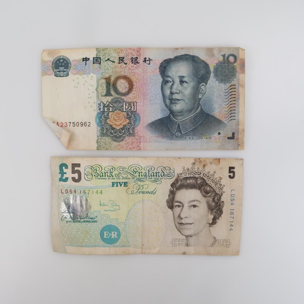 Foreign Currency, 2 Pieces