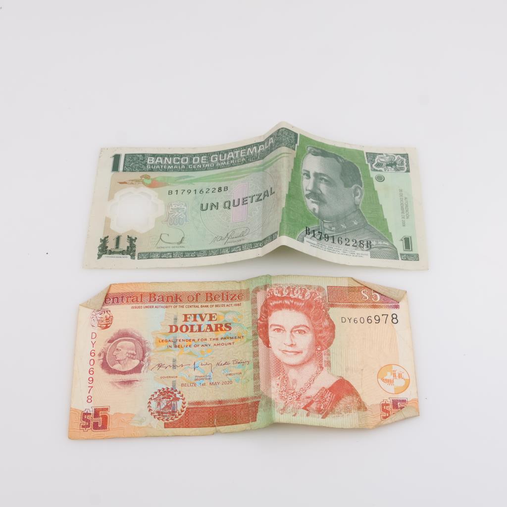 Foreign Currency, 2 Pieces