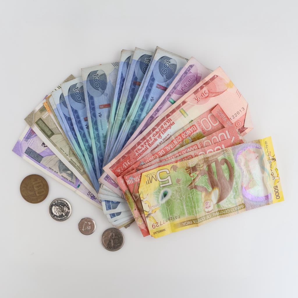 Foreign Currency, 25+ Pieces