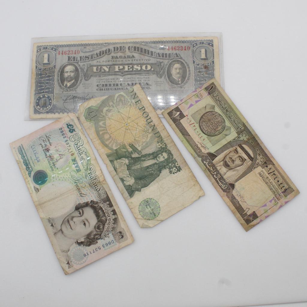Foreign Currency, 4 Pieces