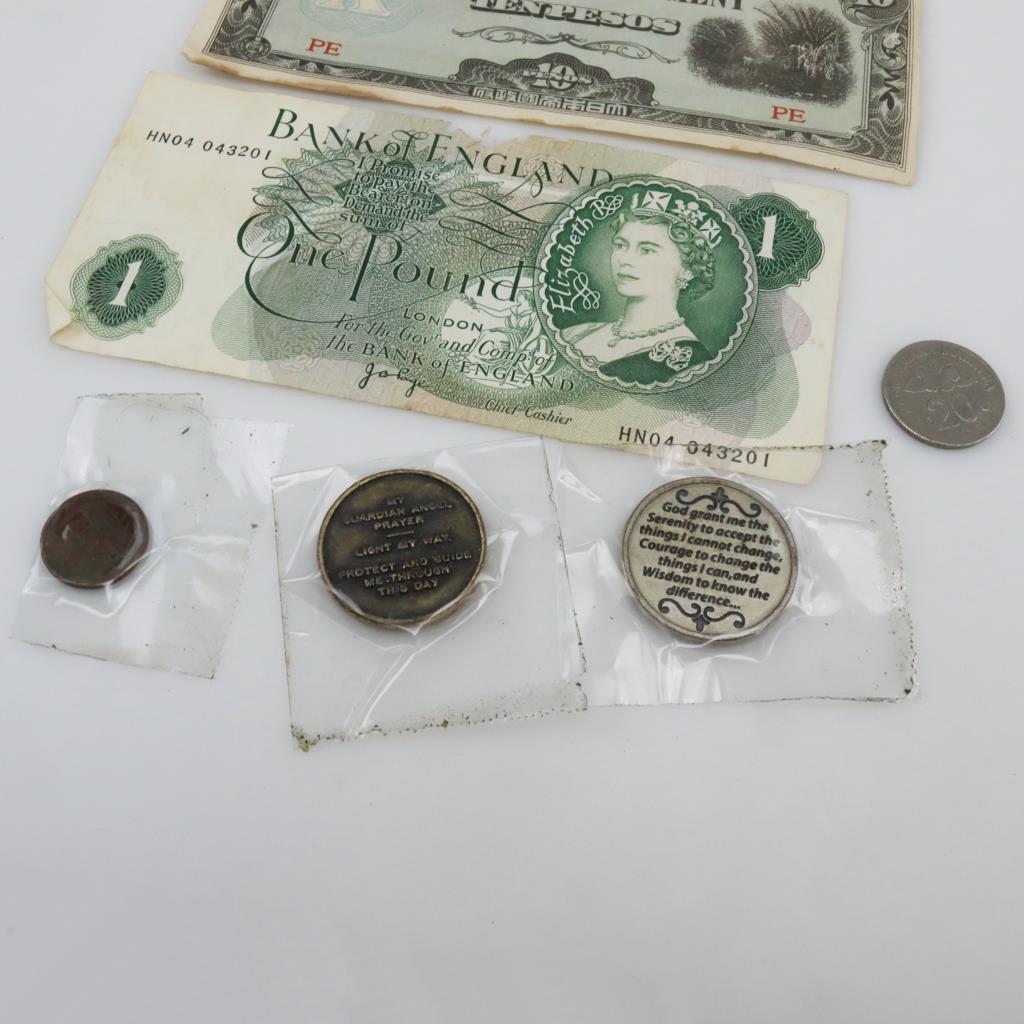 Foreign Currency And Tokens, 6 Pieces | Property Room