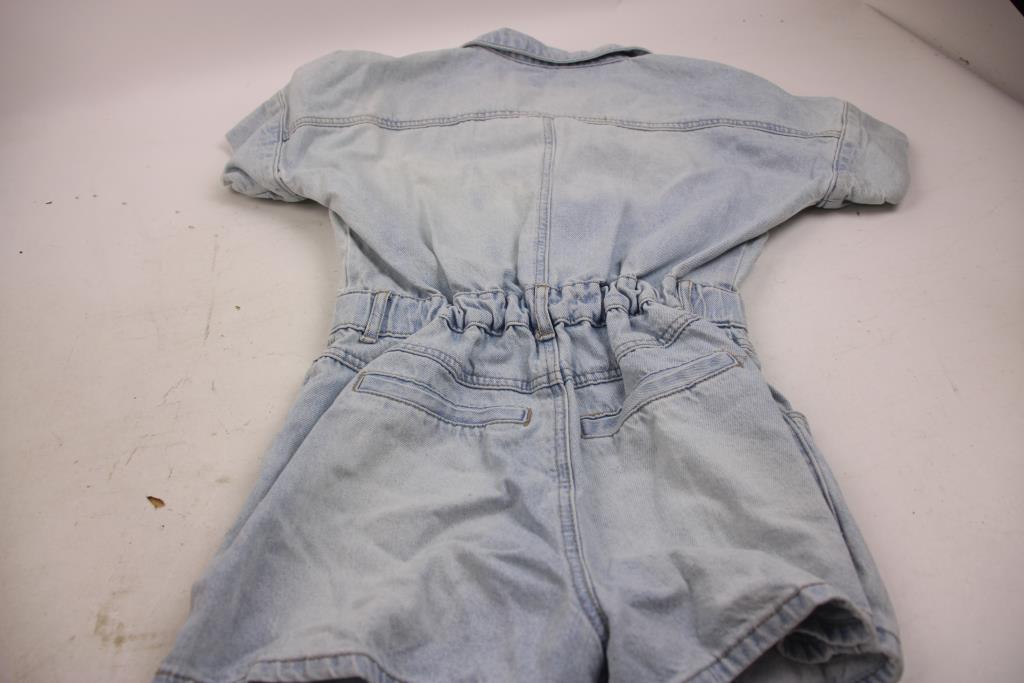 Forever 21 Ice Blue Romper : S main image 0