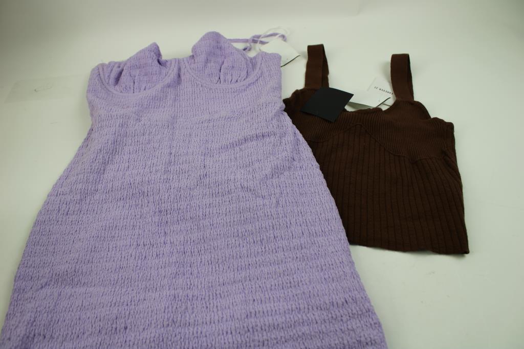 Forever 21 Medium Knit Tops, Joe Boxer Underwear, Spring Dress, And More, 6 Pieces