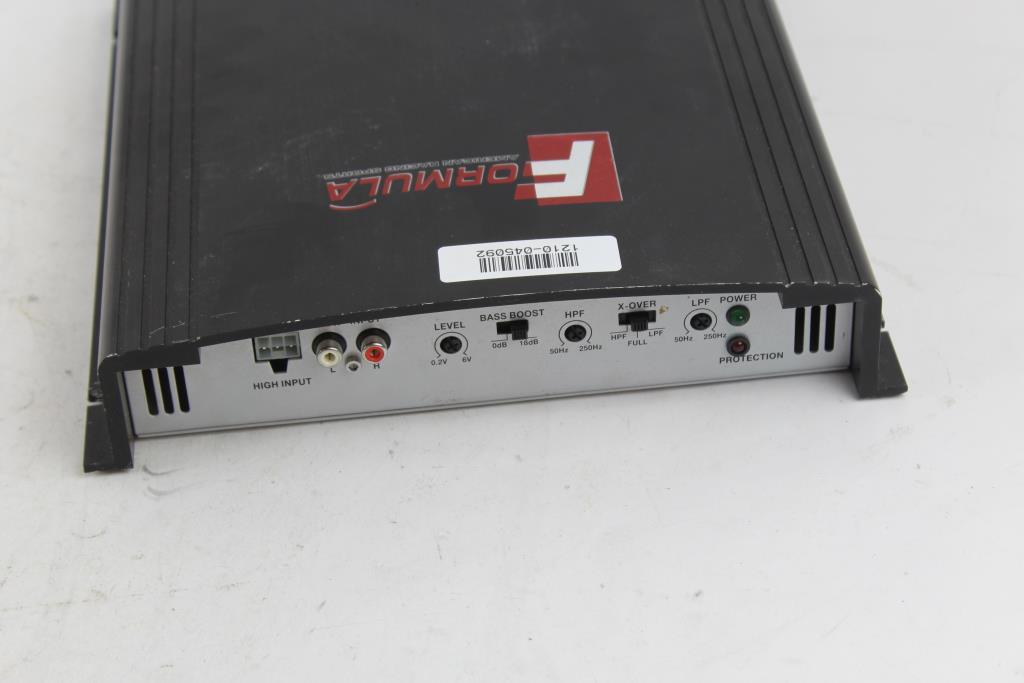 Formula Amplifier Property Room