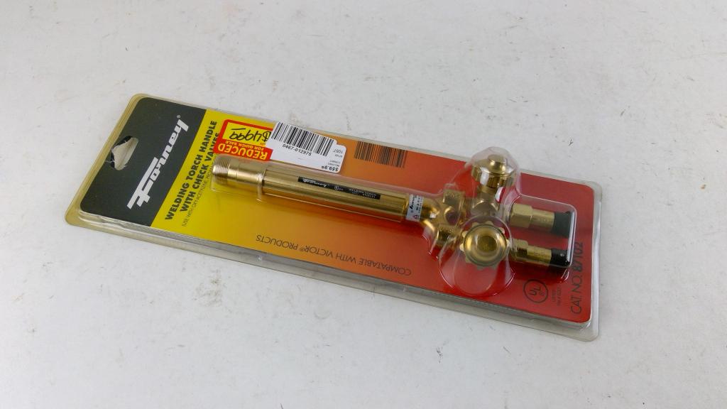 Forney Welding Torch Handle With Check Valves