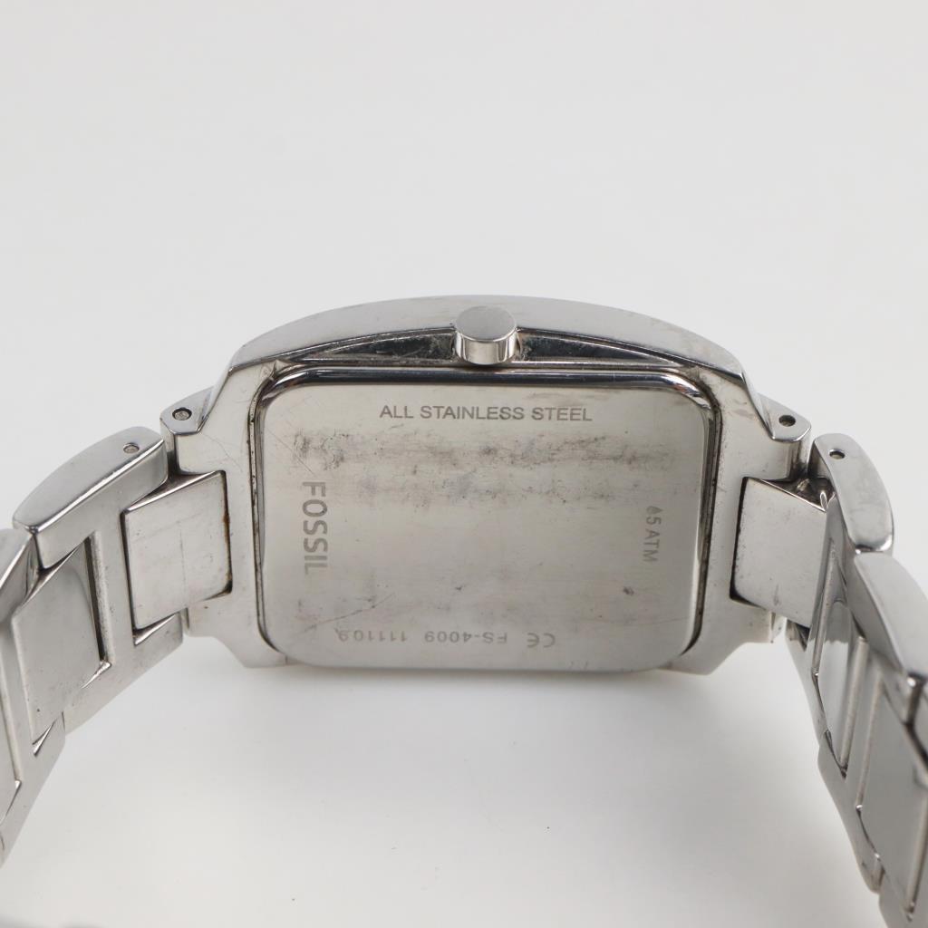 Fossil Gray Stainless Steel Dress Watch main image 1