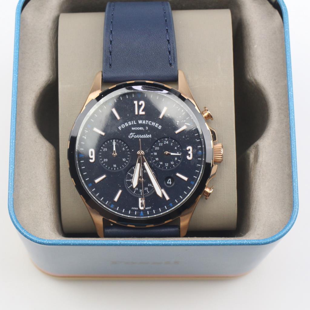 Fossil Forrester Chronograph Navy 