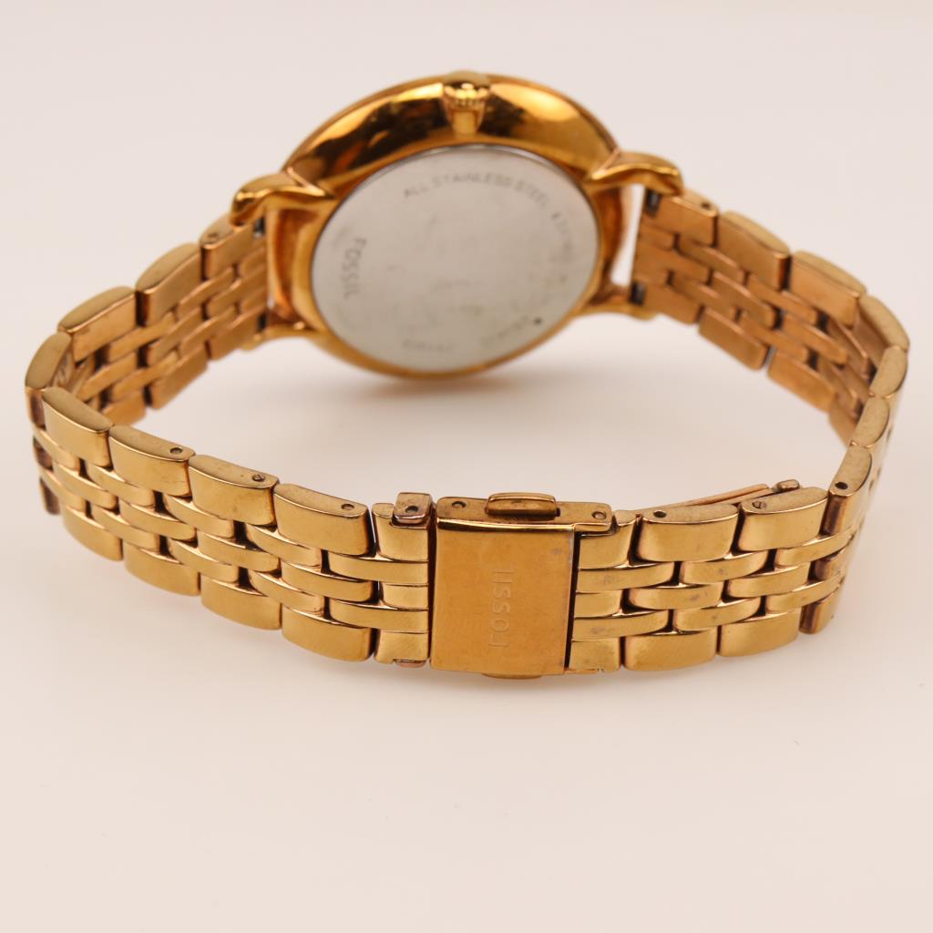 Fossil Jacqueline Navy Leather Watch main image 1