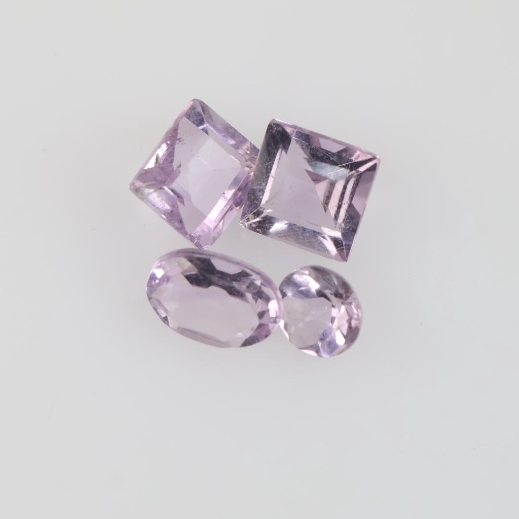 Four Amethyst Loose Stones