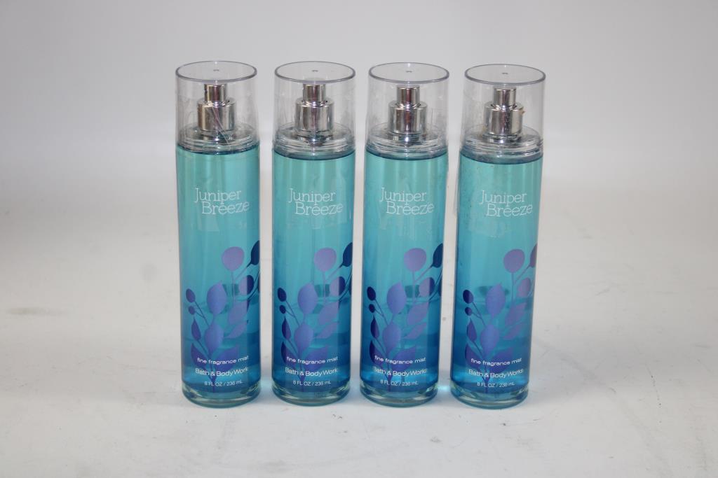 Four Bath And Body Works Juniper Breeze Perfume 8fl Oz Property Room