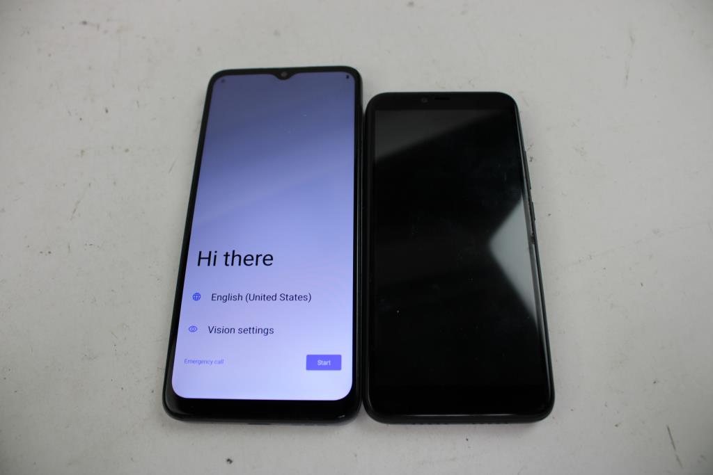 Foxx, BLU Cell Phone Lot, 2 Pieces, Sold For Parts