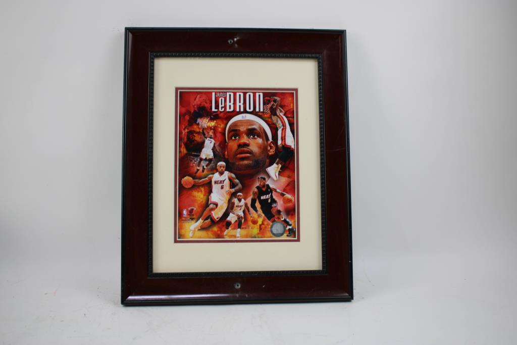 Framed 8x10 Photo LeBron James