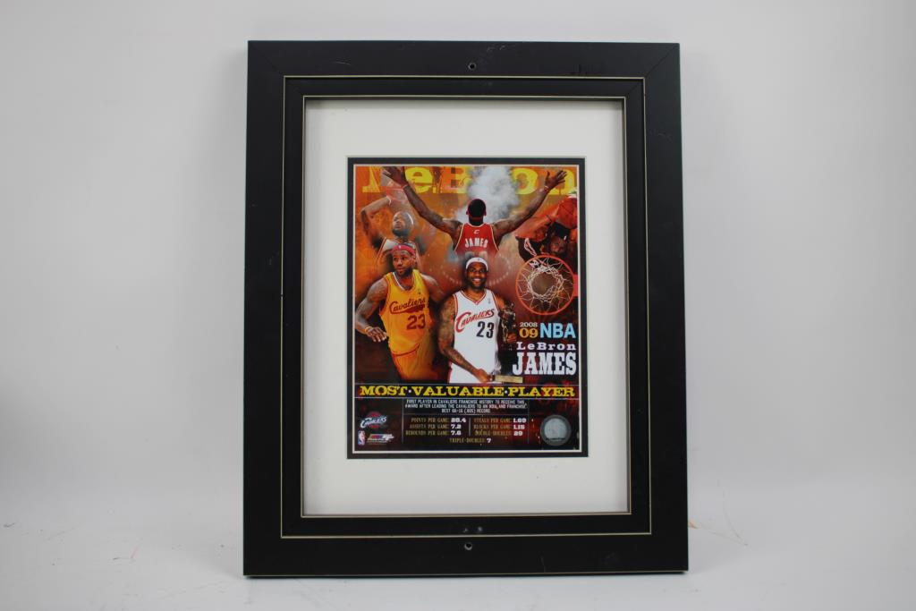 Framed 8x10 Photo LeBron James