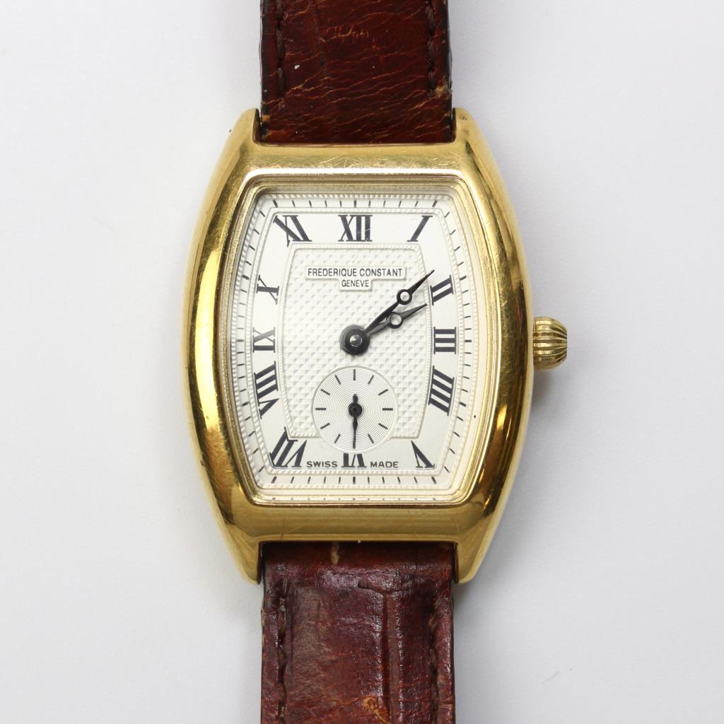 frederique constant rectangular watch