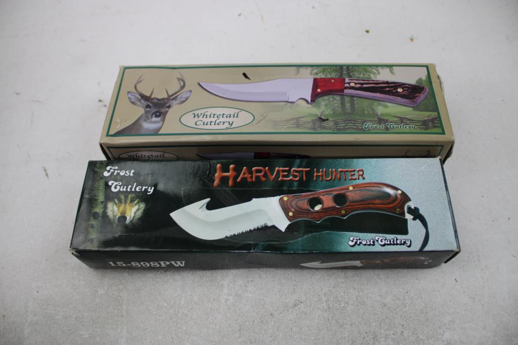 Frost Cutlery Fixed-Blade Knives, 2 Pieces