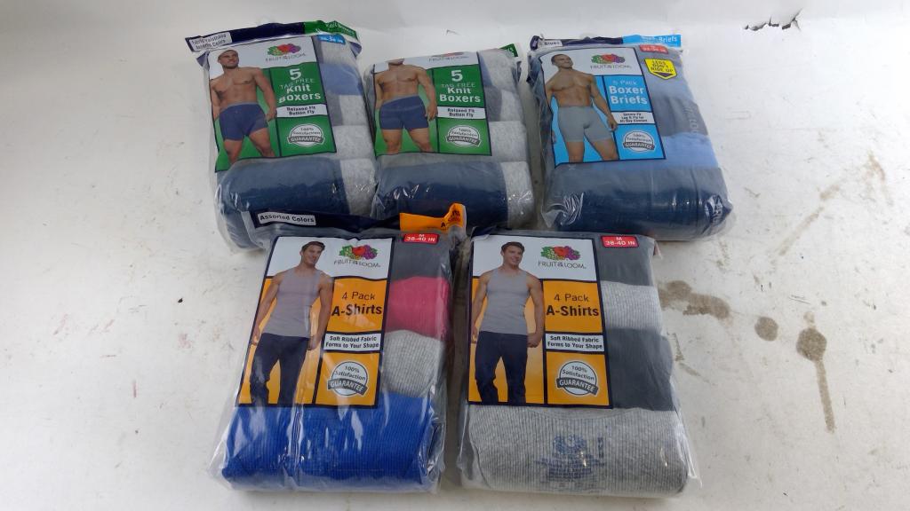 Fruit Of The Loom Undershirts And More 5 Pieces