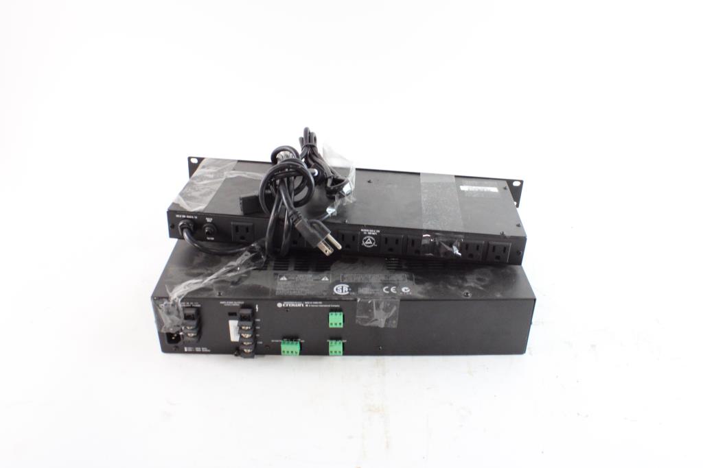 Furman Power Conditioner & Crown Power Amp, 2 Pieces Property Room