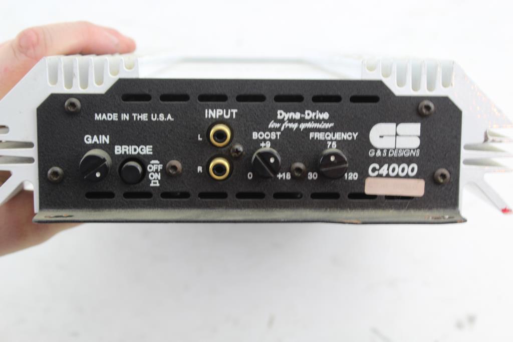 G S Designs Dyna Drive C4000 Amplifier Property Room