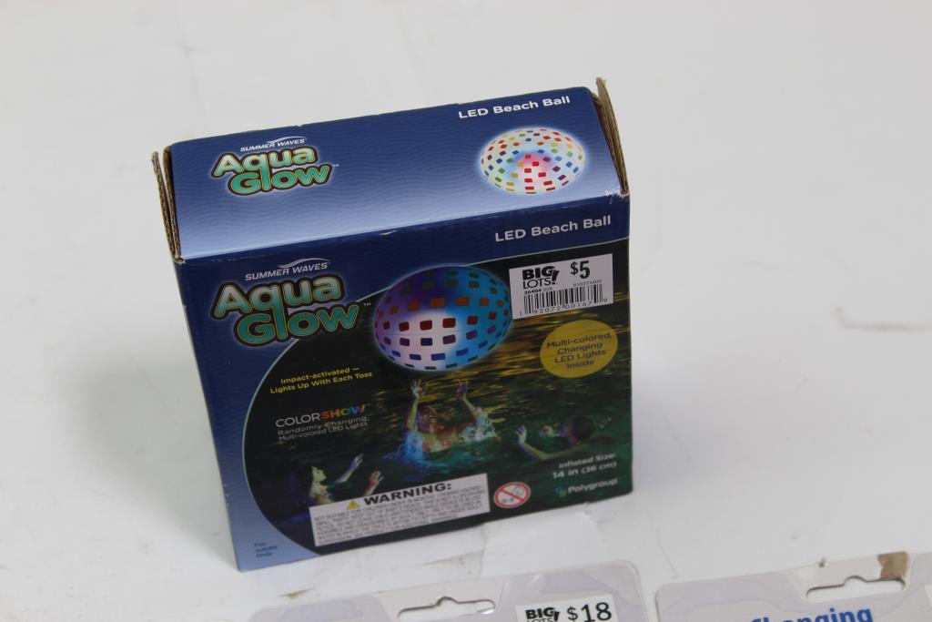 Game Pool Light Game Pool Light, Aqua Glow Led Baech Ball 4 Pieces | Property Room