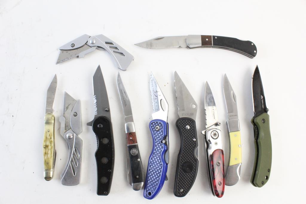 Game Winner And Other Knives, 10+ Pieces Property Room