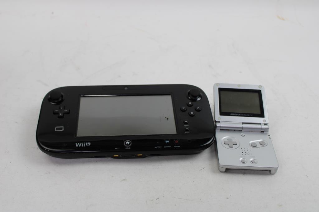 GameBoy Advance SP, Wii U GamePad, Sold For Parts