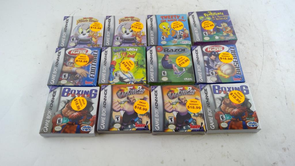 Gameboy Advanced Games, 12  Pieces