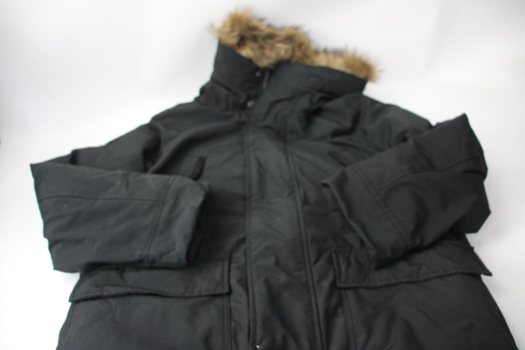 GAP Faux Fur, Black Jacket Size S