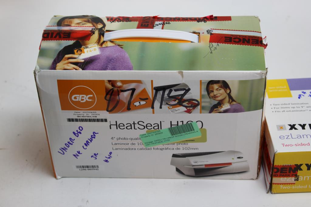 GBC H100 Heat Sealer And Xyron Ezlaminator Cartridge 2 Items