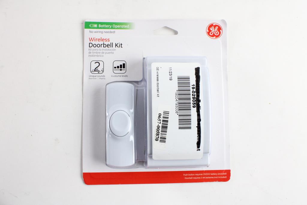 GE Wireless Doorbell Kit Property Room