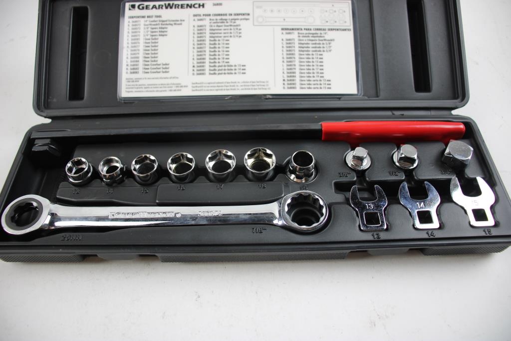 Gear Wrench Serpentine Belt Tool, 3680D Property Room