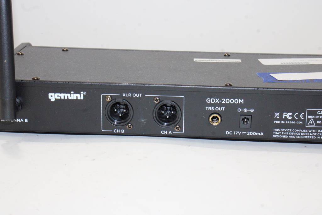 Gemini Digital Wireless Microphone System Standard Property Room