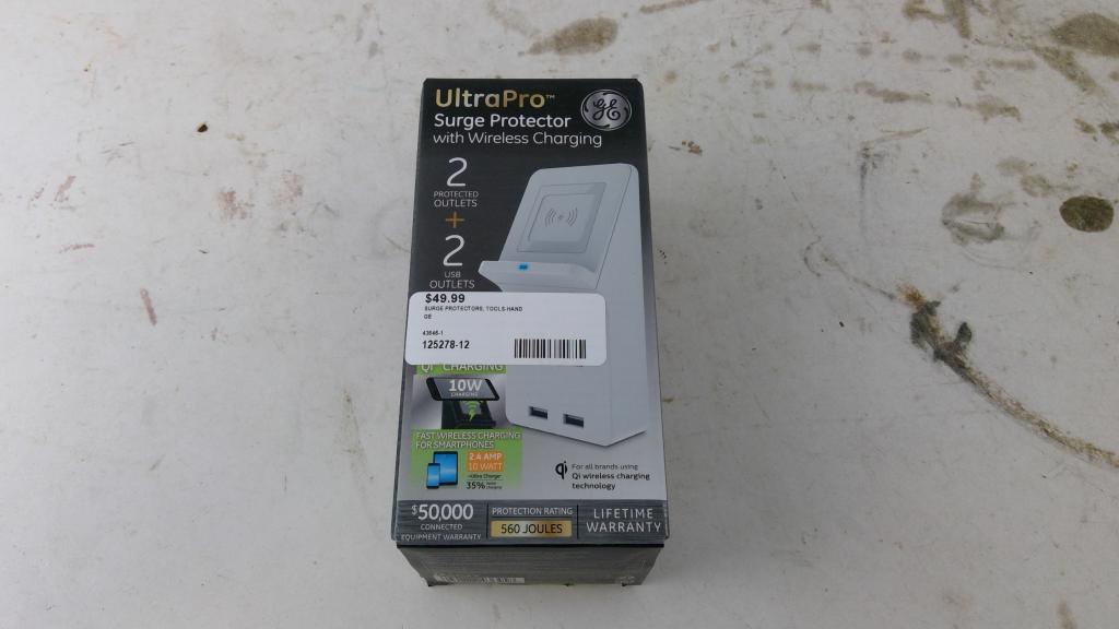 General Electric UltraPro Surge Protector W/ Wireless Charging