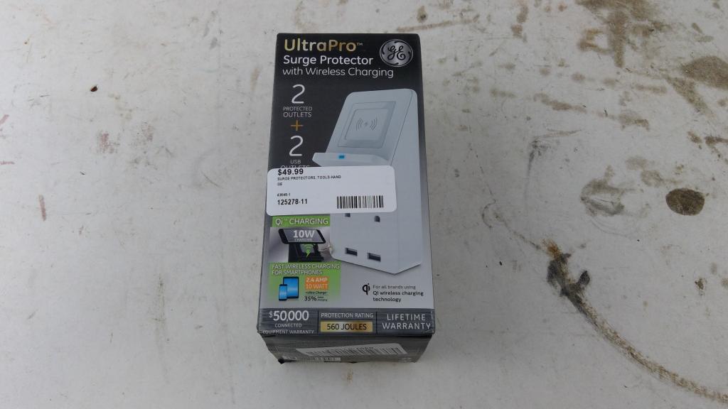 General Electric UltraPro Surge Protector W/ Wireless Charging