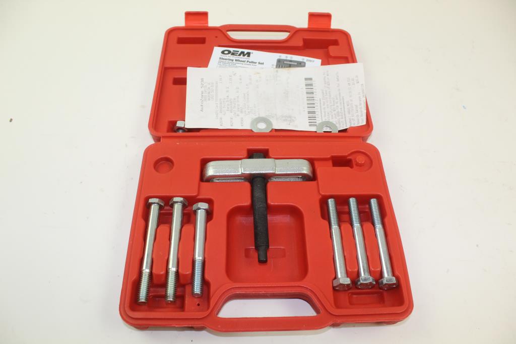 Genssi Pressure Gauge Kit, Oem Steering Wheel Puller Set 2 Items