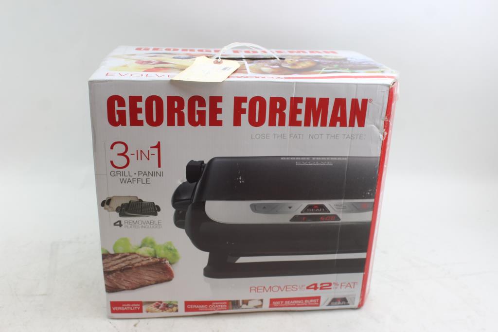 Foreman Countertop Indoor Electric Grill Black Property Room