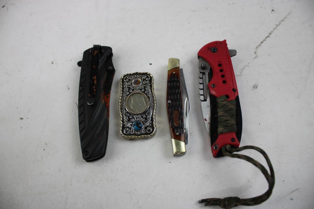 Gerber, Buck, Kobalt And Other Knives, 9 Pieces