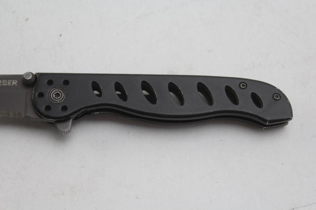 Gerber Folding Knife And Sheath Property Room