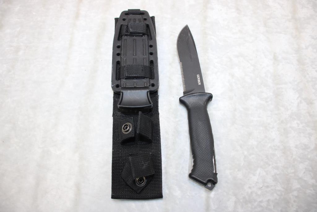 Gerber Knife With Sheath Property Room