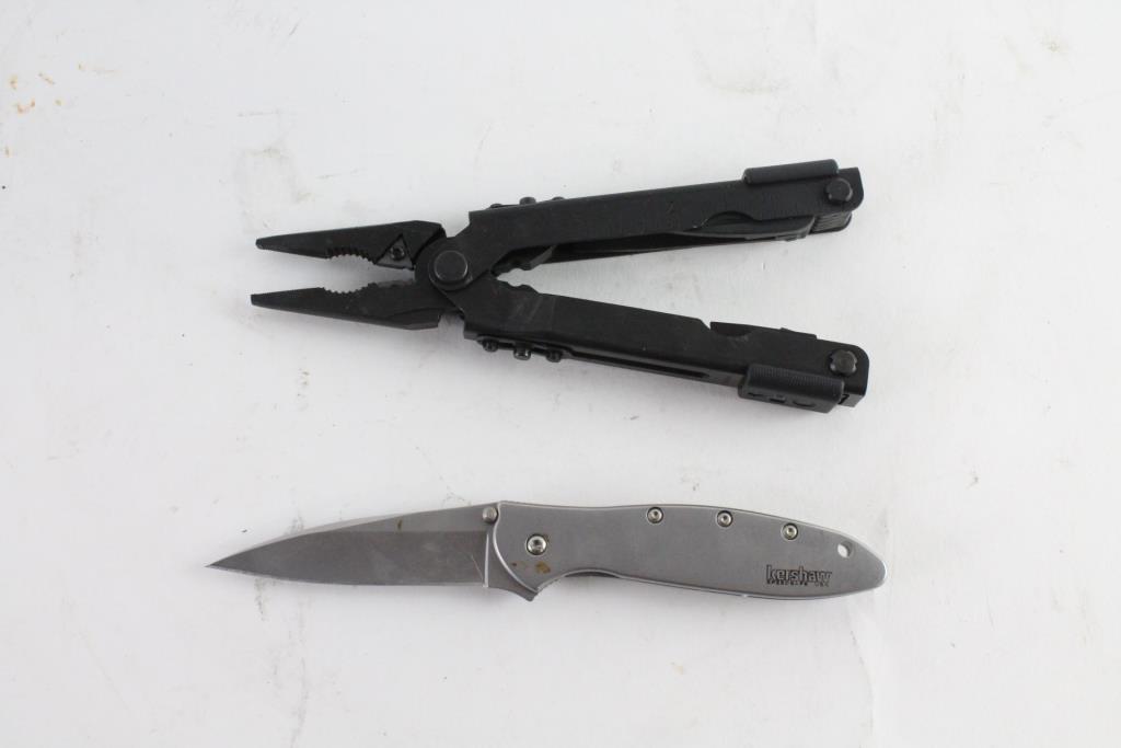 Gerber Multitool And Kershaw Knife Property Room