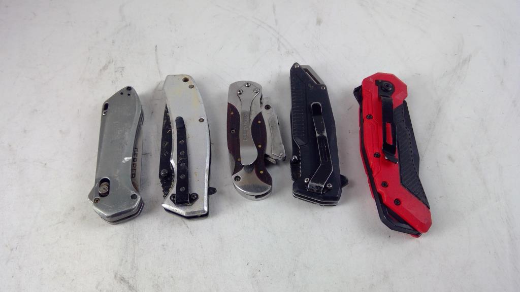 Gerber Switch Pocket Knife, Craftsman Switch Knife, And More, 5+ Pieces