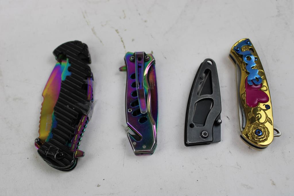 Gerber, Tac-Force, Sheffield And Other Knives, 14 Pieces