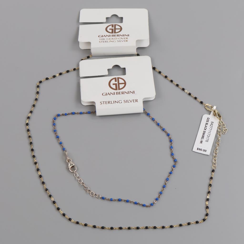 Giani Bernini Sterling Silver Beaded Jewelry, 2 Pieces