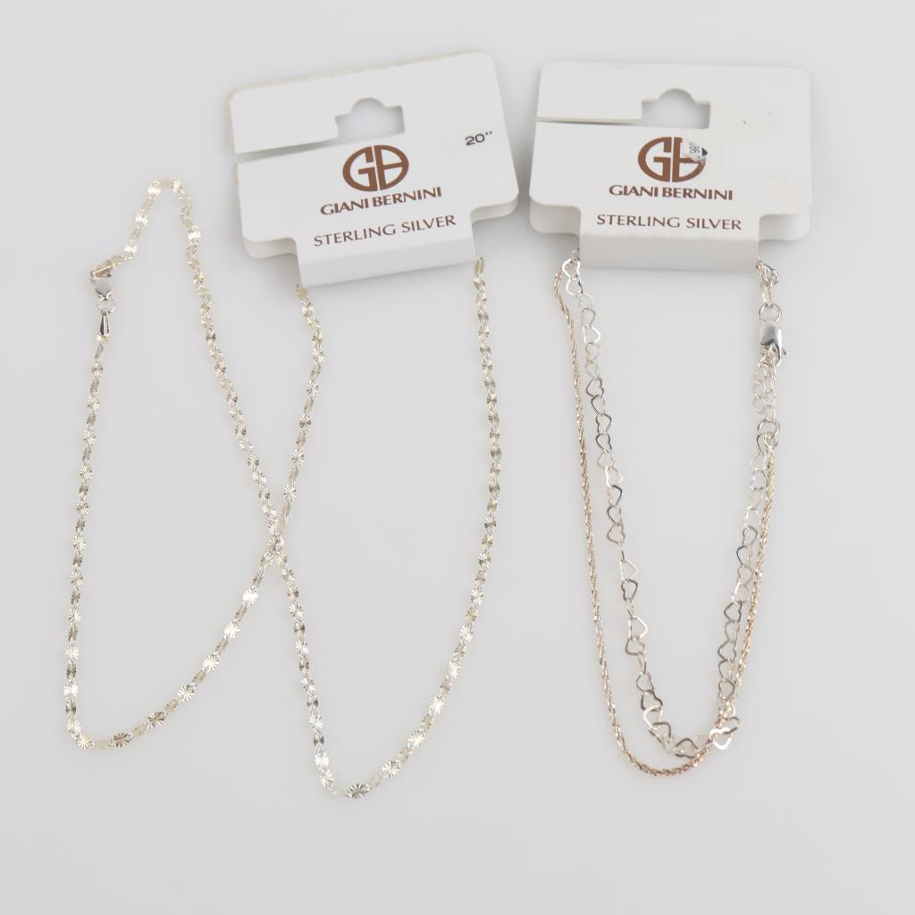 Giani Bernini Sterling Silver Jewelry, 2 Pieces