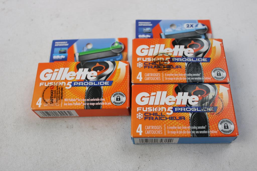 Gillette Fusion 5 ProGlide Cartridge Refills, 3 Pieces