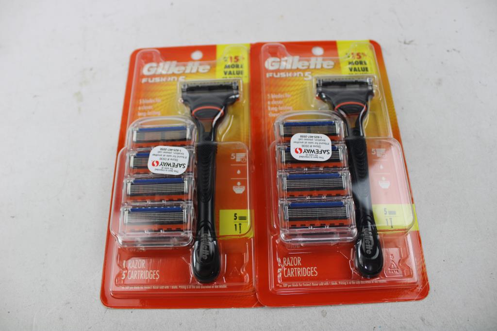 Gillette Fusion 5 Razor With 5 Cartridges