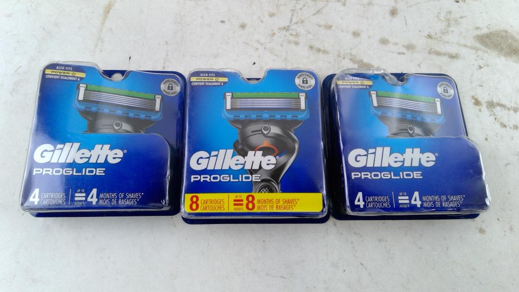 Gillette Proglide Razor Packs 3 Pieces