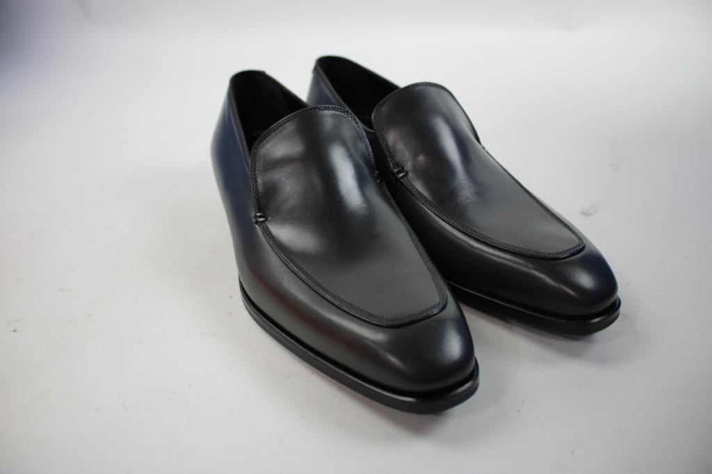 Giorgio Armani Mens Black Dress Shoes Size 42
