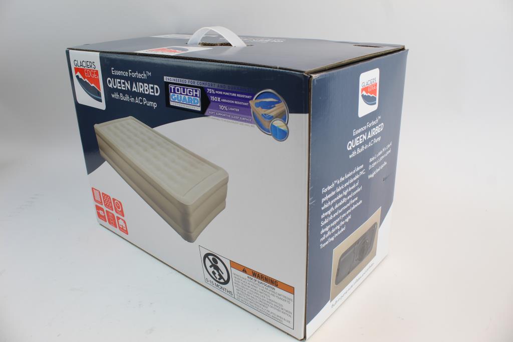 Glacier's Edge Essence Fortech Airbed With BuiltIn Pump Property Room
