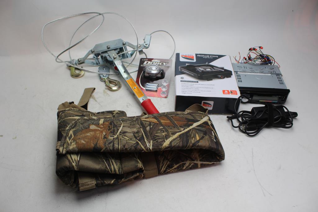 Glaciers Edge Propane Stove, Dual Xdm270 Stereo, Dorcy Headlight And